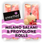 Unearthed Milano Salami & Provolone Rolls 60g