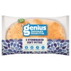 Genius Gluten Free 3 Stonebaked Pitta Breads
