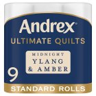 Andrex Ultimate Quilts Midnight Ylang & Amber Scented Toilet Rolls x9