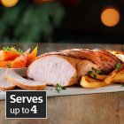 Sainsbury's Fresh British Turkey Breast Joint Topped with Streaky Bacon & Basted in Stock 800g