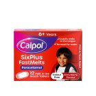 Calpol Six Plus Fast Melts 6+ Years Strawberry Flavour Tablets x12