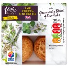 Sainsbury's Mini Porchetta Style Pork Pies, Summer Edition, Taste the Difference x4 200g