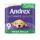 Andrex Ultimate Quilts Mega Toilet Rolls x9