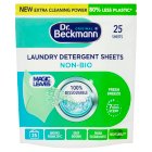 Dr. Beckmann Original Magic Leaves Laundry Detergent Sheets Non Bio Intense Fresh 25 Washes 100g
