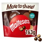 Maltesers Dark Chocolate & Honeycomb 65% Cocoa Sharing Pouch Bag 163g