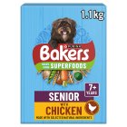 Bakers Senior Chicken with Vegetables Dry Dog Food 1.1kg