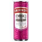 Smirnoff Vodka & Cranberry Juice 250ml