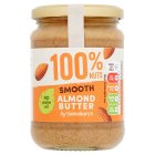 Sainsbury's 100% Smooth Almond Butter 340g