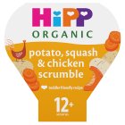 HiPP Organic Potato Pumpkin & Chicken Scrumble Toddler Tray Meal 12+ Months 230g