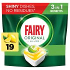 Fairy Original All In One Lemon Dishwasher Tablets x19