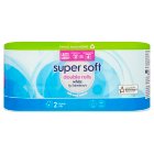 Sainsbury's Super Soft White Toilet Tissue Double Rolls 2 equals 4 Rolls