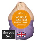Sainsbury's Small Whole Basted British Frozen Turkey 2.6kg-3.8kg