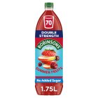 Robinsons Double Strength Summer Fruits No Added Sugar Fruit Squash 1.75L
