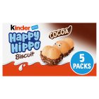 Kinder Happy Hippo Chocolate Cream Biscuit Bars Multipack 5x20.7g