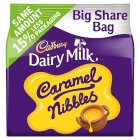 Cadbury Dairy Milk Caramel Nibbles Chocolate Big Share Bag 242g