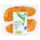 Sainsbury's Formed Breaded Haddock x2 300g