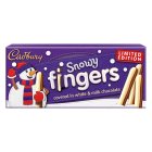 Cadbury Christmas Snowy Chocolate Covered Fingers 115g