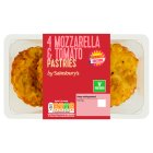 Sainsbury's Mozzarella & Tomato Pastries,  Summer Edition x4 100g
