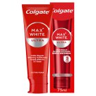 Colgate Max White Ultra Active Foam Teeth Whitening Toothpaste 75ml