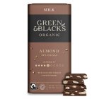 Green & Black's Organic Milk Almond Chocolate Bar 90g