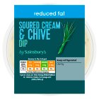 Sainsbury's Soured Cream & Chive Dip, Be Good To Yourself 200g
