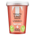 Sainsbury's Tomato & Basil Sauce 600g (Serves 4)