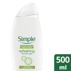 Simple Refreshing Shower Gel Body Wash 450ml