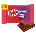 Kitkat Chunky Crunchy Double Chocolate Bar Multipack x4 136g