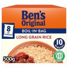 Bens Original Boil in Bag Long Grain Rice 8x62.5g