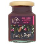 Sainsbury's Sour Cherry & Prosecco Chutney, Taste the Difference 210g