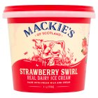 Mackie's of Scotland Strawberry Swirl Real Dairy Ice Cream 1L