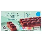 Sainsbury's Chocolate & Salted Caramel Bar 528g