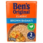 Ben's Original Classic Brown Basmati Microwave Rice 220g