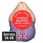 Sainsbury's Extra Large Whole Basted British Frozen Turkey 7kg-8.8kg