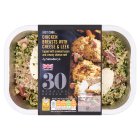 Sainsburys Just Cook British Chicken Breasts with a Cheese Sauce, topped with a Leek and Cheese Crumb 372g (serves x2)