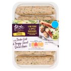 Sainsbury's No Pork & Apple Sausages, Summer Edition, Taste the Difference x6 350g