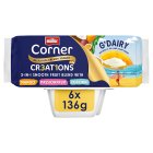 Müller Corner Creations G'Dairy Yogurt 6x136g
