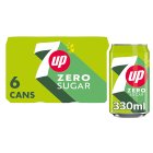 7UP Free / Zero Sparkling Lemon & Lime Drink 6x330ml