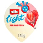 Müller Light Fat Free Strawberry Yogurt 160g