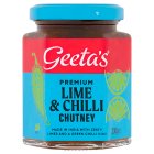 Geeta's 230g Premium Lime & Chilli Chutney Hot