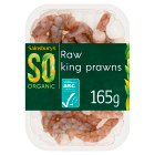 Sainsbury's Raw King Prawns ASC, So Organic 165g