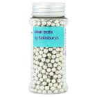 Sainsbury's Cake Decorations, Silver Balls