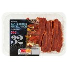 Sainsbury's Just Cook Maple Bourbon British Pork Belly Slices 400g
