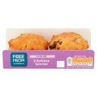 Sainsbury's Deliciously Free From Sultana Scones x2 140g