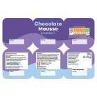 Sainsbury's Mousse Chocolate 6x60g