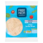 Sainsbury's Free From White Tortilla Wrap x4