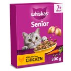 Whiskas Senior Complete Dry Cat Food Chicken 800g