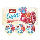 Müller Light Red Fruits Fat Free Yogurts 6x140g