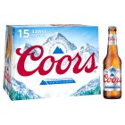 Coors Lager Beer Bottles x15 330ml