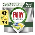 Fairy Platinum All In One Dishwasher Tablets Lemon x74